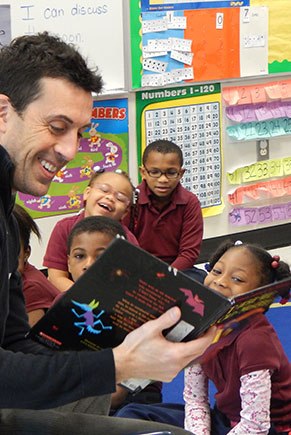 Reading with kids
